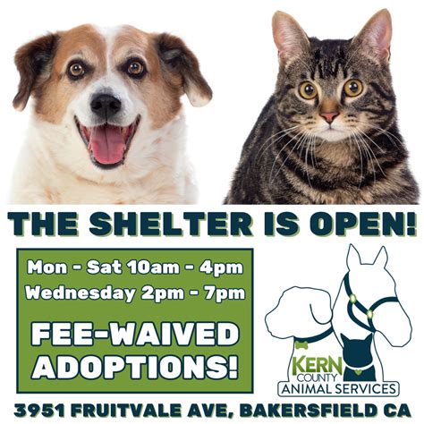 Kern County Animal Services offering free pet adoptions this .